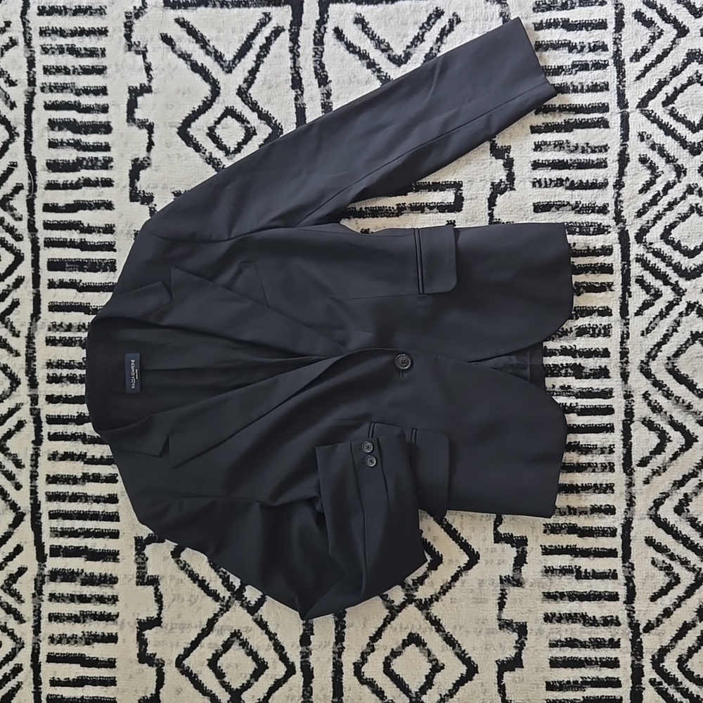 Piazza Sempione Italian Black Blazer Size 46 (10)